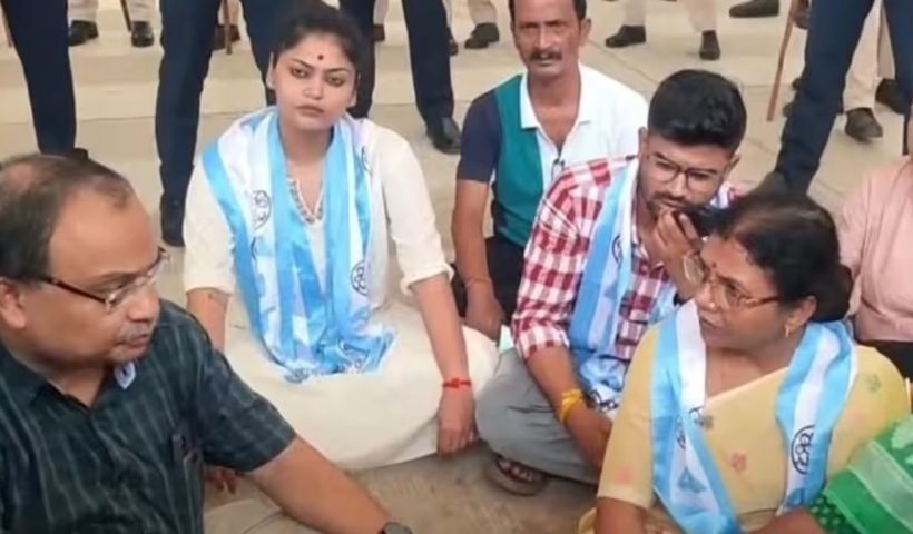 TMC Tripura Airport Protest
