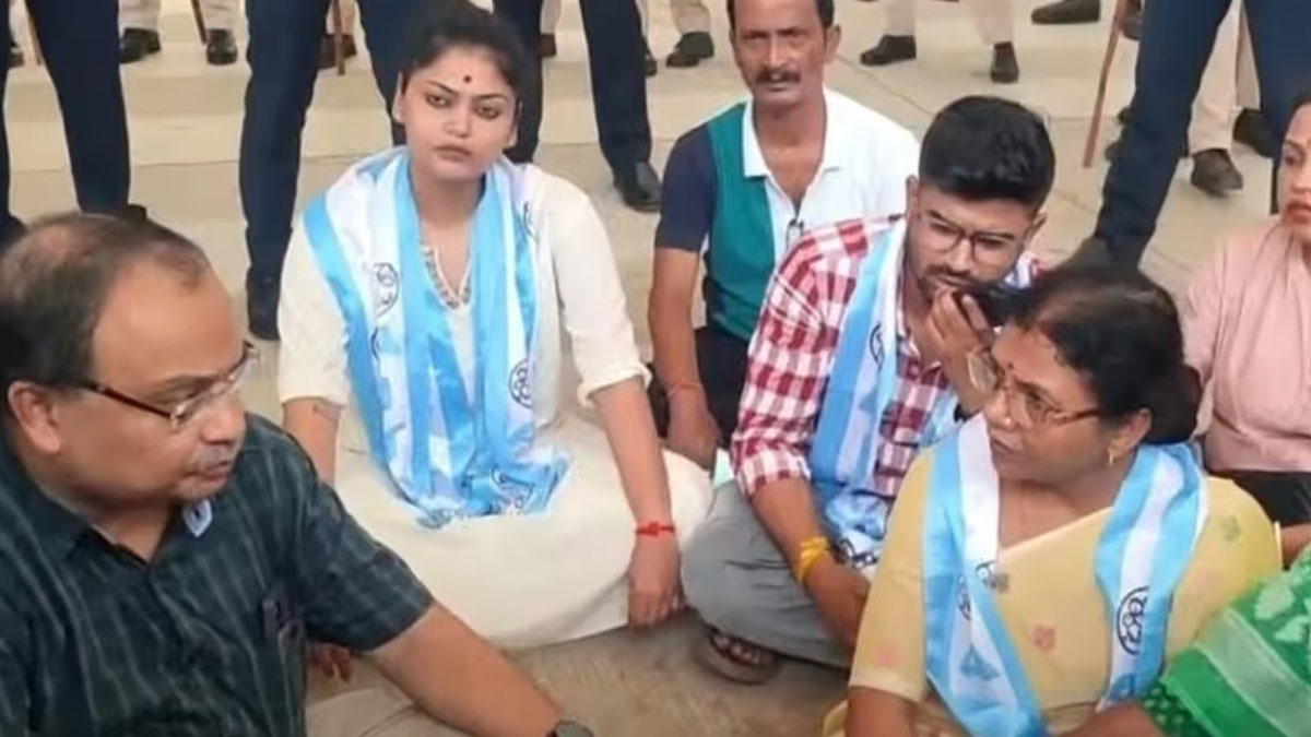 TMC Tripura Airport Protest