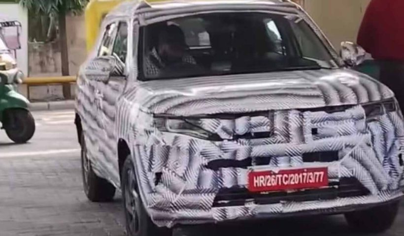 2026 Maruti Brezza Facelift Spotted Testing Again