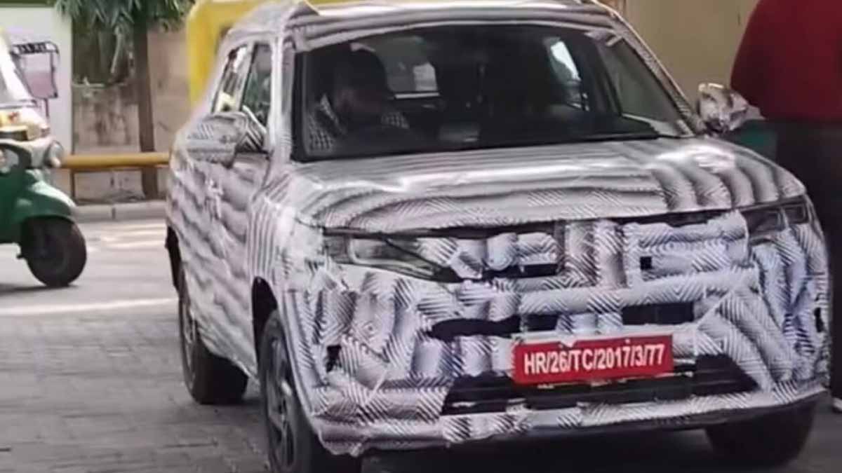 2026 Maruti Brezza Facelift Spotted Testing Again