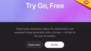 ChatGPT Go Subscription Now Free