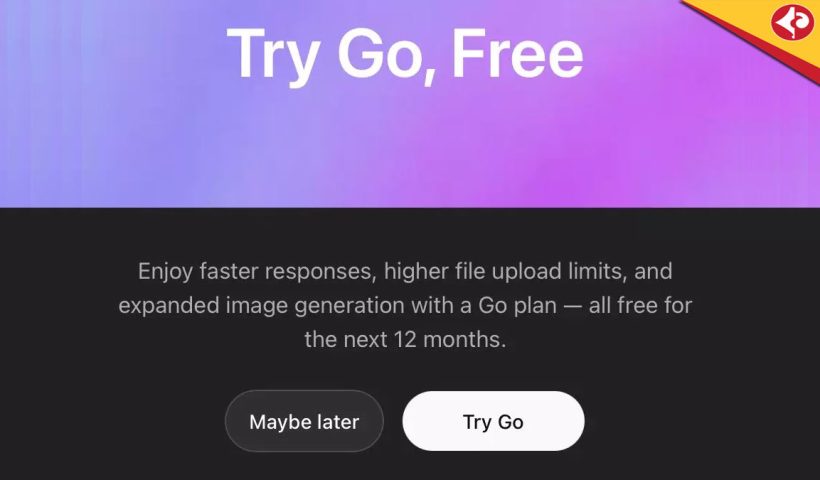 ChatGPT Go Subscription Now Free