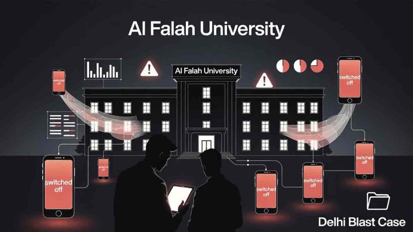 Delhi blast investigation Al Falah University