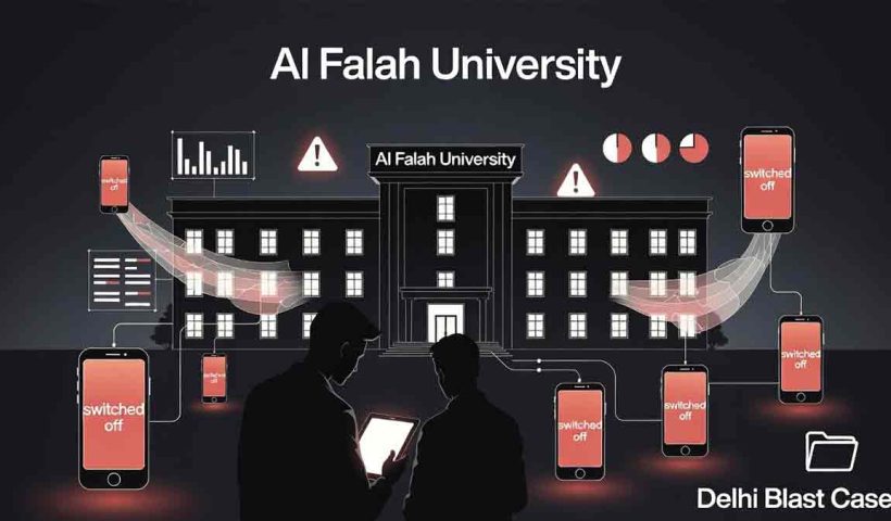 Delhi blast investigation Al Falah University
