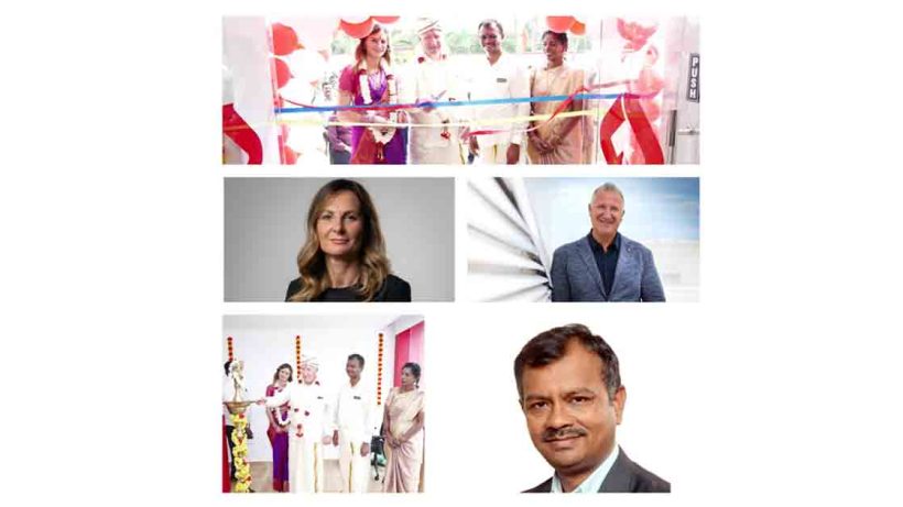 In the image Alessandro Grassi – CEO;Miriam Olivi - General Manager;Thangapandi Saravanan - India Director
