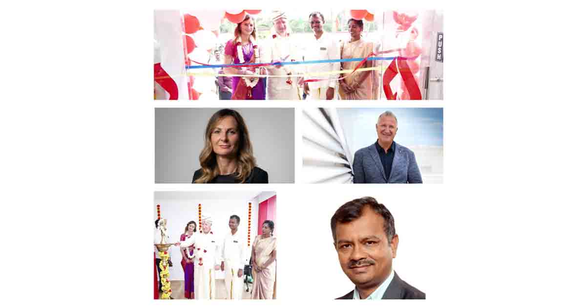 In the image Alessandro Grassi – CEO;Miriam Olivi - General Manager;Thangapandi Saravanan - India Director