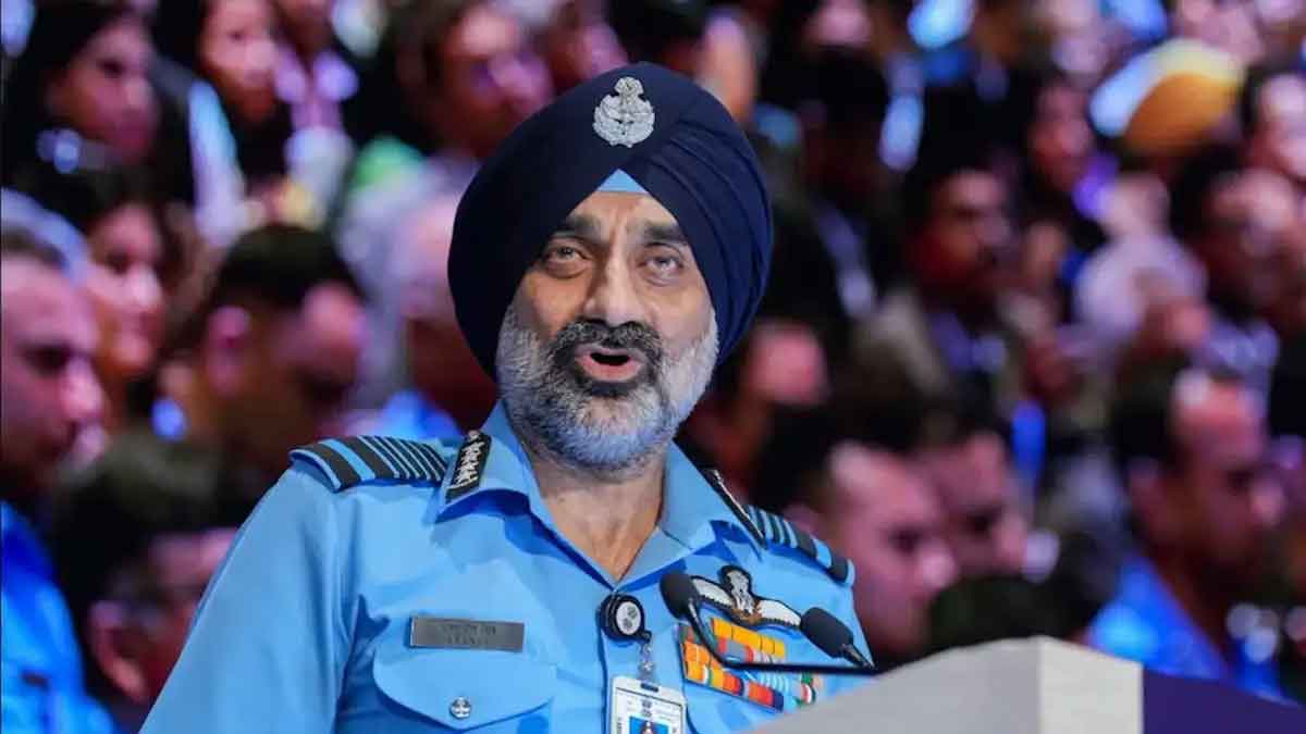 IAF Chief ACM AP Singh urges accelerating India's defence self-reliance via private sector partnerships, reducing import dependency, and boosting indigenous production for fighter jets, drones, and systems.