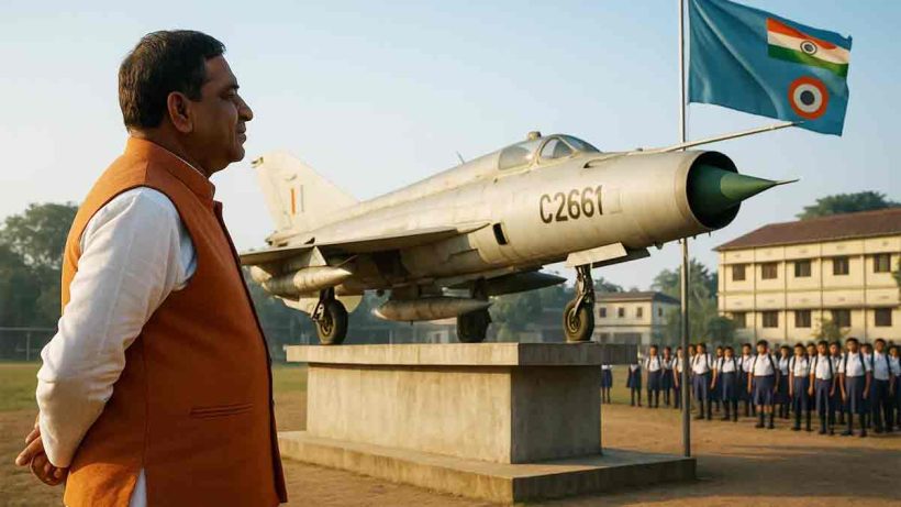 TMC MLA Krishna Kalyani writes to Air Chief Marshal requesting a decommissioned MiG-21 display in Raiganj, sparking speculation about his possible return to BJP.
