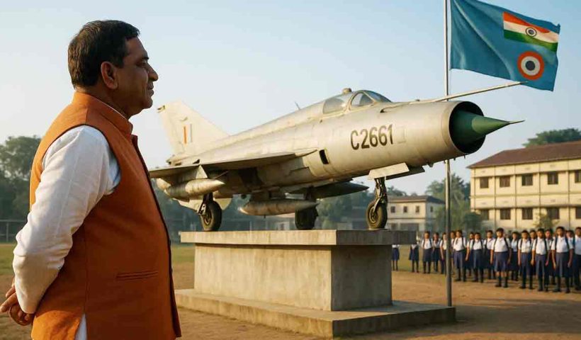 TMC MLA Krishna Kalyani writes to Air Chief Marshal requesting a decommissioned MiG-21 display in Raiganj, sparking speculation about his possible return to BJP.