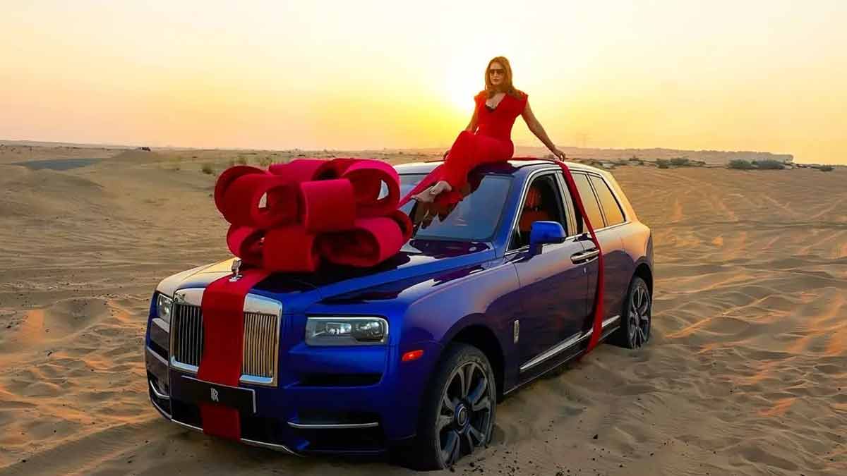 Nargis Fakhri flaunts her new birthday gift Rolls-Royce Cullinan