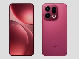 Oppo Find X9 Velvet Red Colour