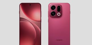 Oppo Find X9 Velvet Red Colour