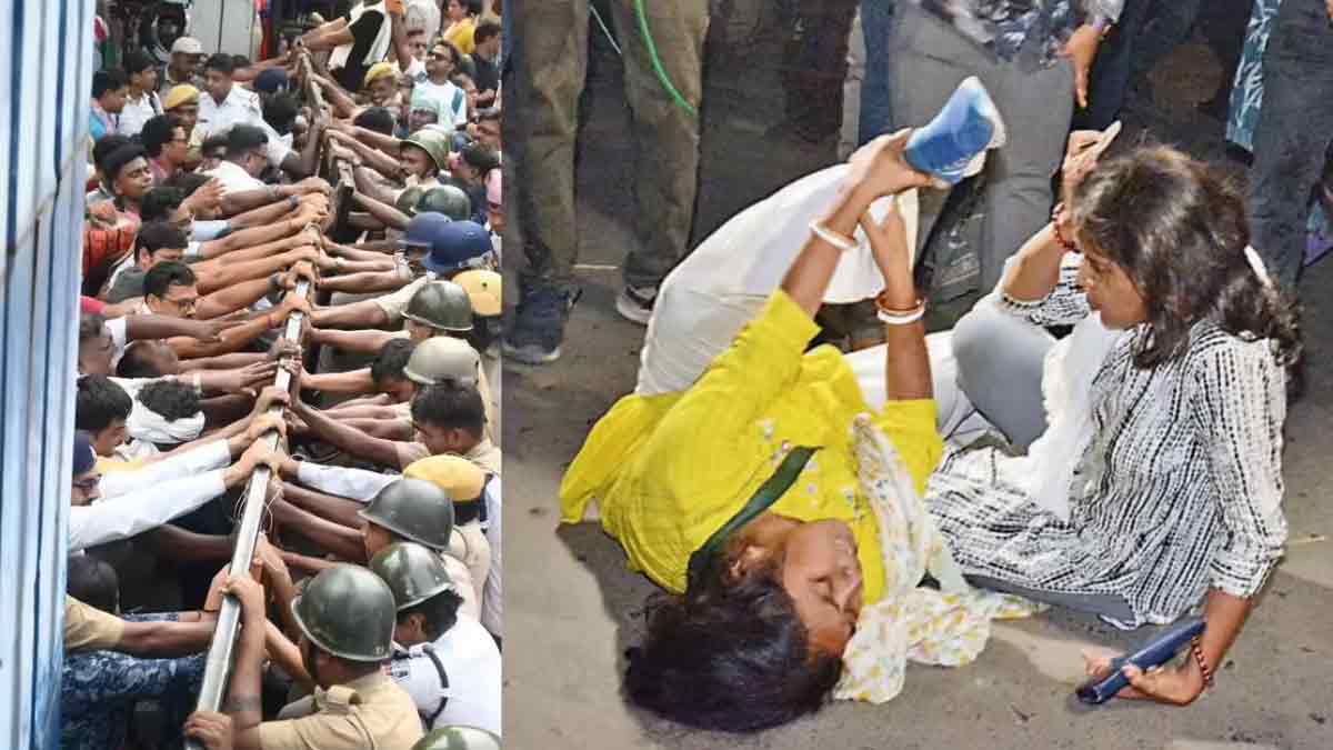 ssc-protest-bikash-bhavan-police-action-kolkata-news
