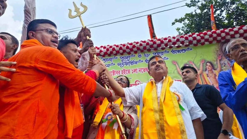 BJP leader Suvendu Adhikari criticized Trinamool Congress at a cultural event in Kathi, urging protection for Booth Level Officers (BLOs) and stressing election integrity amid heated political debate in West Bengal.