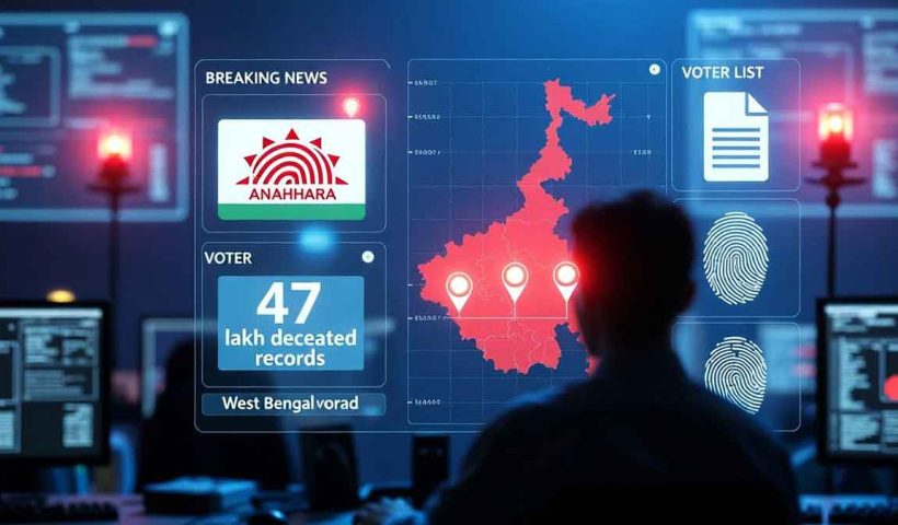 UIDAI ,West Bengal,Voter List ,Election Commission