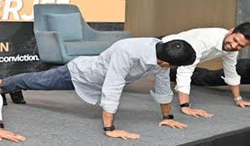 Abhishek Banerjee Pushup Challenge