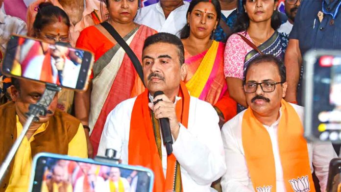 suvendu-adhikari-sankalp-yatra-stage-controversy-changrabandha
