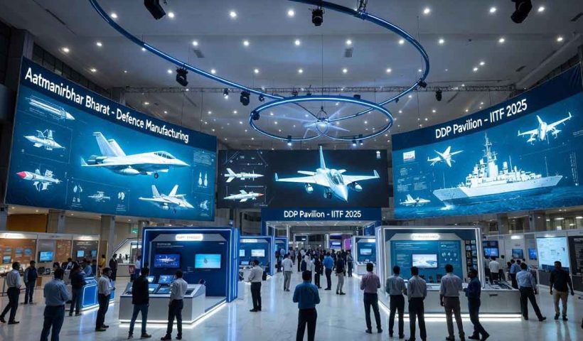 ddp-pavilion-iitf-2025-defence-aatmanirbhar-bharat-dpsu-idex-showcase