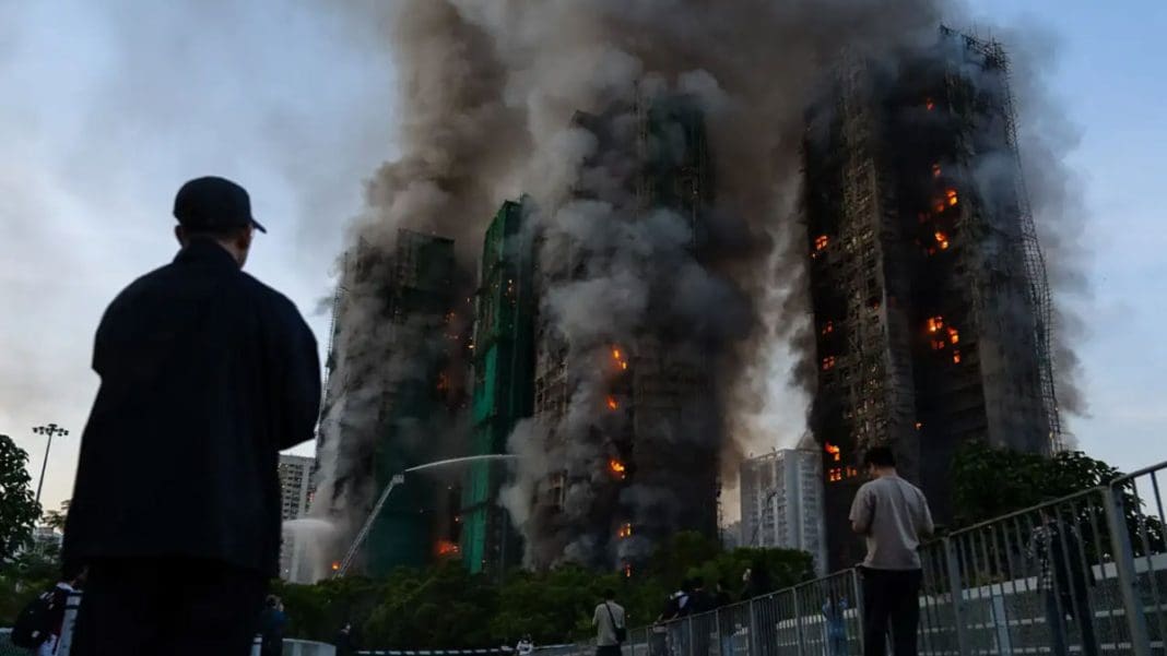 hongkong-fire Wang Fuk Court Fire Tragedy Arrests