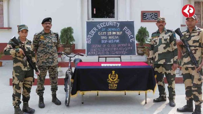 malda-bsf-seizes-gold-hidden-in-bicycle-tyre