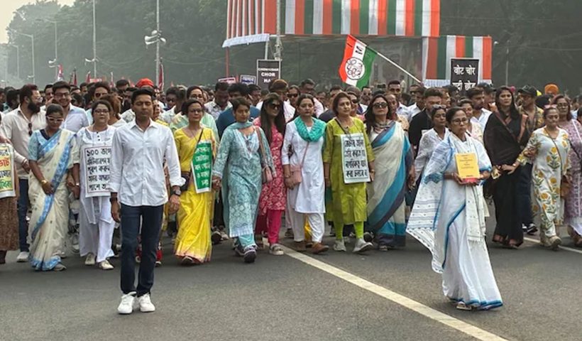 Mamata Banerjee SIR Protest