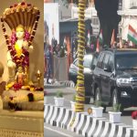 অযোধ্যায় পৌঁছলেন মোদী, পতাকা উত্তোলনের আগে শুরু রোড শো