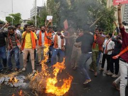 prayagraj-conversion-allegation-vhp-protests-pastor-peter-raju-church