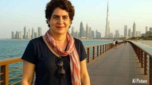 riyanka-gandhi-dubai-vacation-after-bihar-election-setback