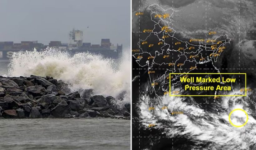 Cyclone Senyar forecast in Bay of Bengal