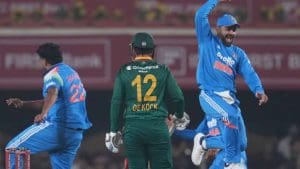 india-vs-south-africa-ranchi-odi-kuldeep-harshit-win