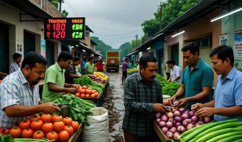 Vegetable prices surge in Indian metro cities like Delhi, Mumbai due to erratic weather, supply chain disruptions, and crop damage. Onions, tomatoes hit Rs 100/kg; households cut consumption amid rising inflation.