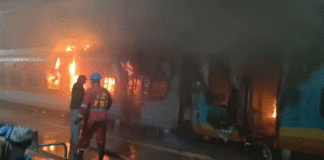 Tatanagar-Ernakulam Express fire