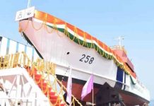 কোস্টগার্ডকে টহল জাহাজ ICGS ‘অমূল্য’ হস্তান্তর করল গোয়া শিপইয়ার্ড ICGS Amulya