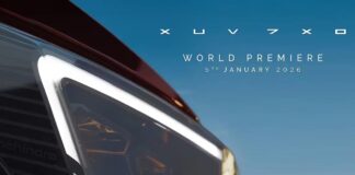 Mahindra XUV 7XO to debut onf 5 January 2026