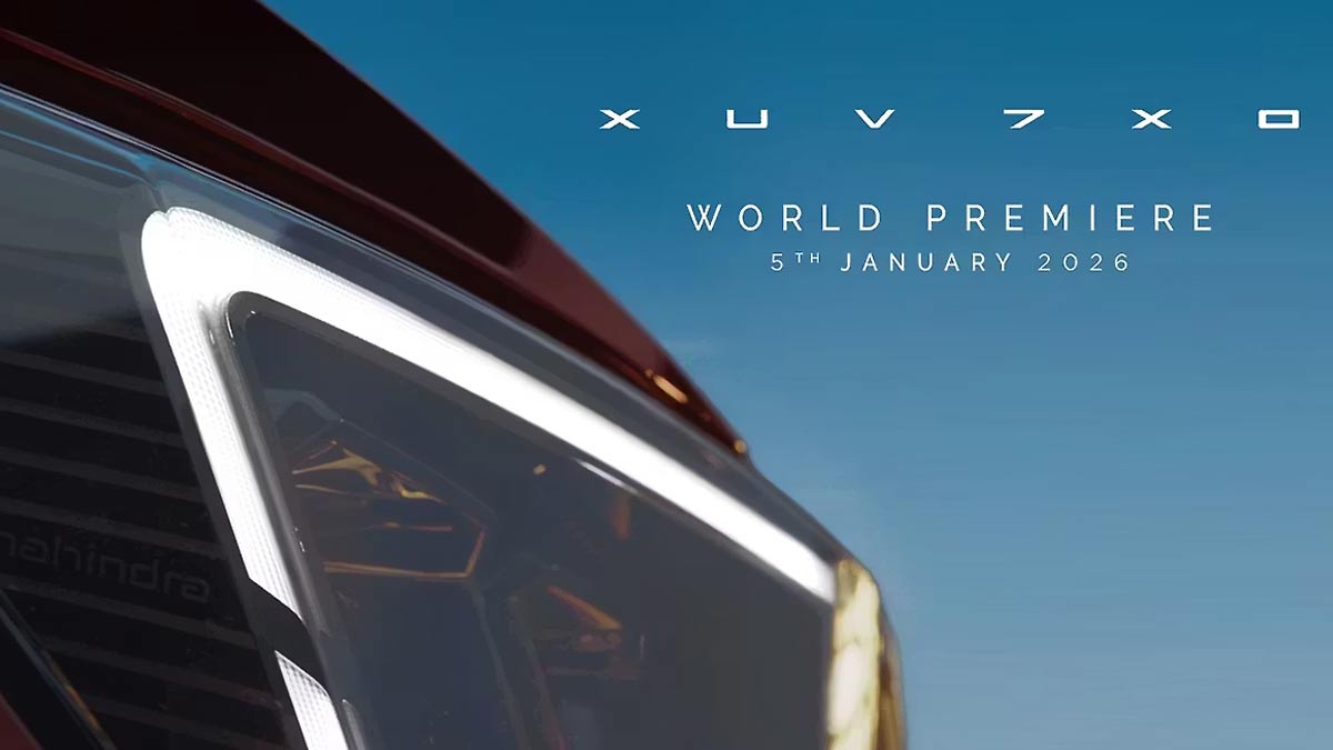 Mahindra XUV 7XO to debut onf 5 January 2026