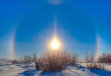 হিমালয়ের উপর দিয়ে ওড়ার সময় পাইলটরা কেন তিনটি সূর্য দেখতে পান? Sundog