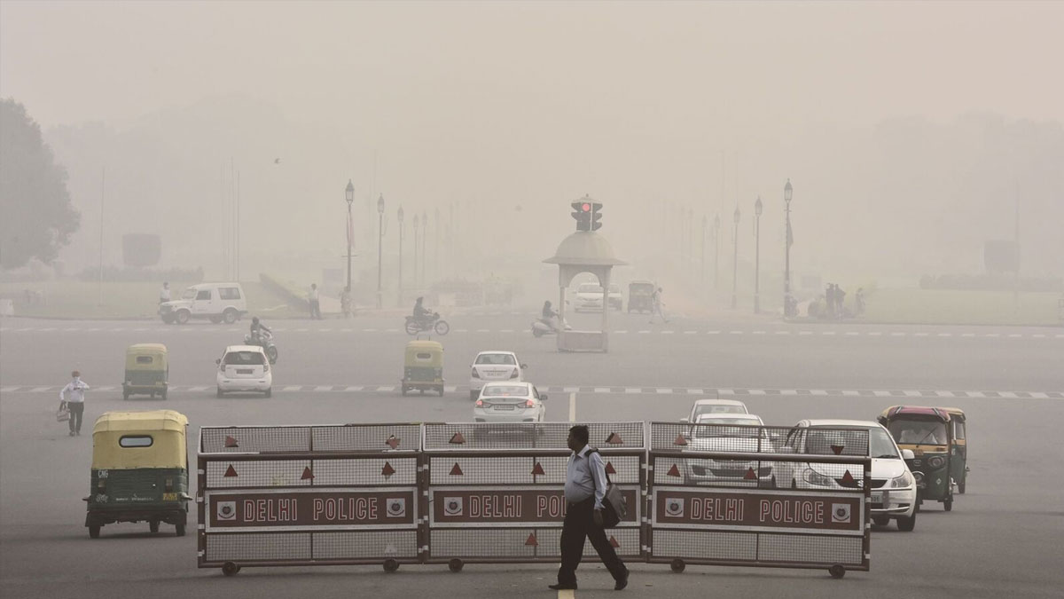 Delhi AQI nears severe level