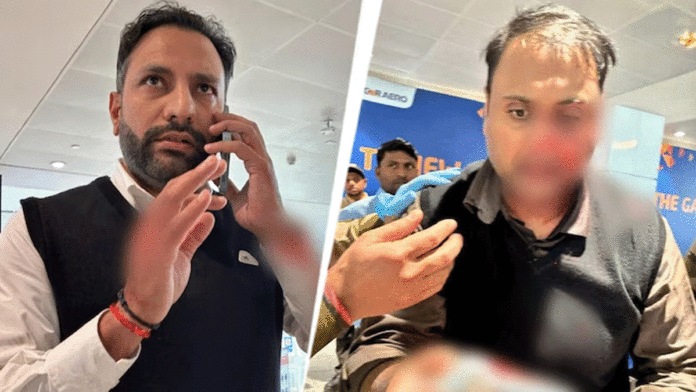 Delhi Airport passenger assault