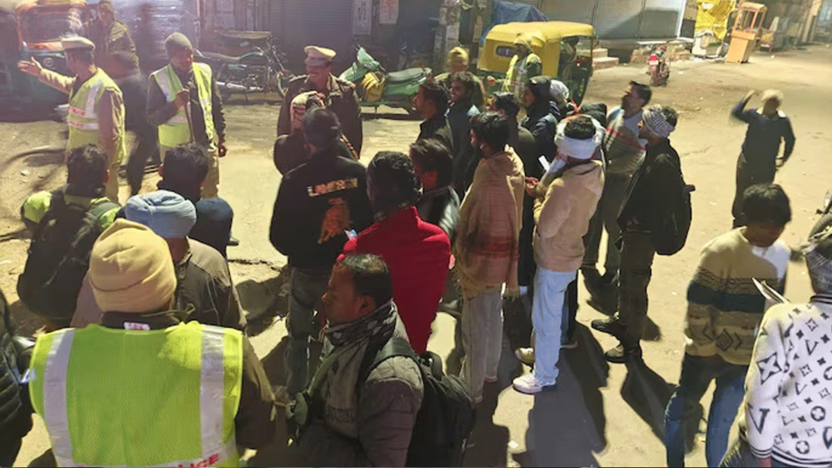 Delhi Police New Year crackdown