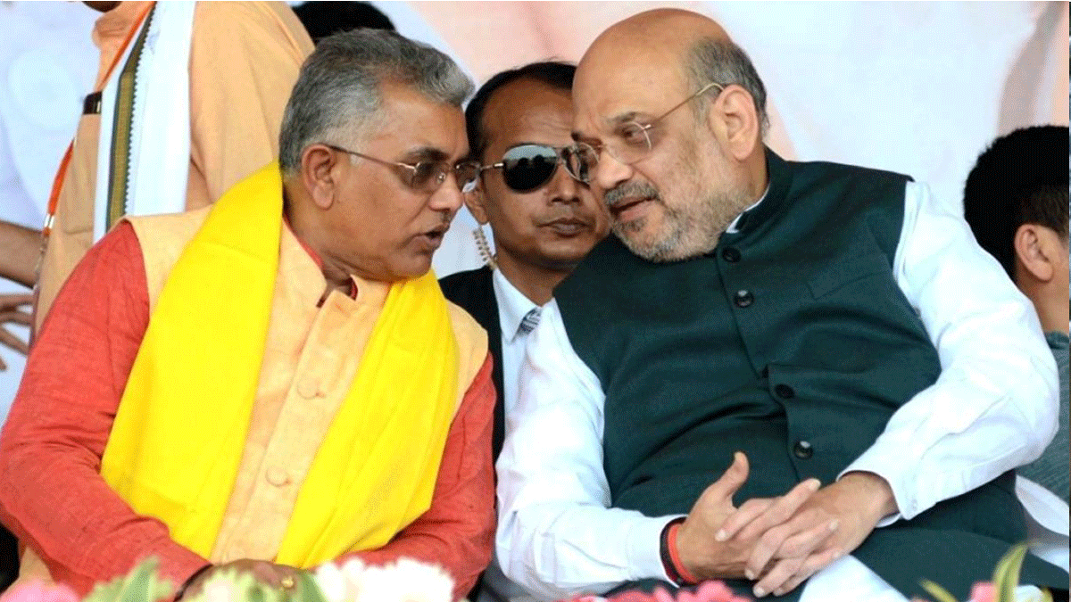Amit Shah meeting with Dilip Ghosh