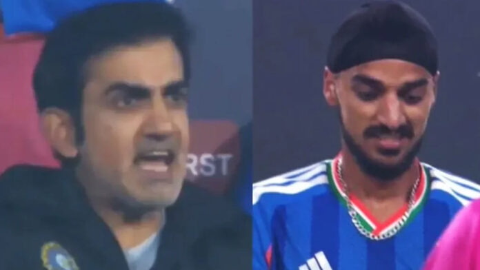goutam arshdeep-13-ball-over-gautam-gambhir-angry-chandigarh-t20
