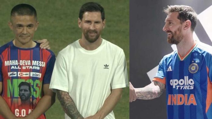 lionel-messi-india-t20-jersey-meets-kuldeep-yadav lionel-messi-india-t20-jersey-meets-kuldeep-yadav