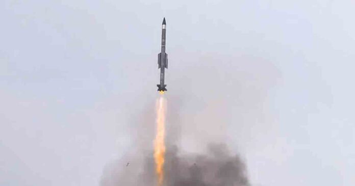 missile test