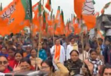 বিজেপি কার্যকর্তার বিরুদ্ধে মিথ্যে মামলার প্রতিবাদে উত্তপ্ত নন্দীগ্রাম nandigram-bjp-protest-police-atrocities-tmc-government