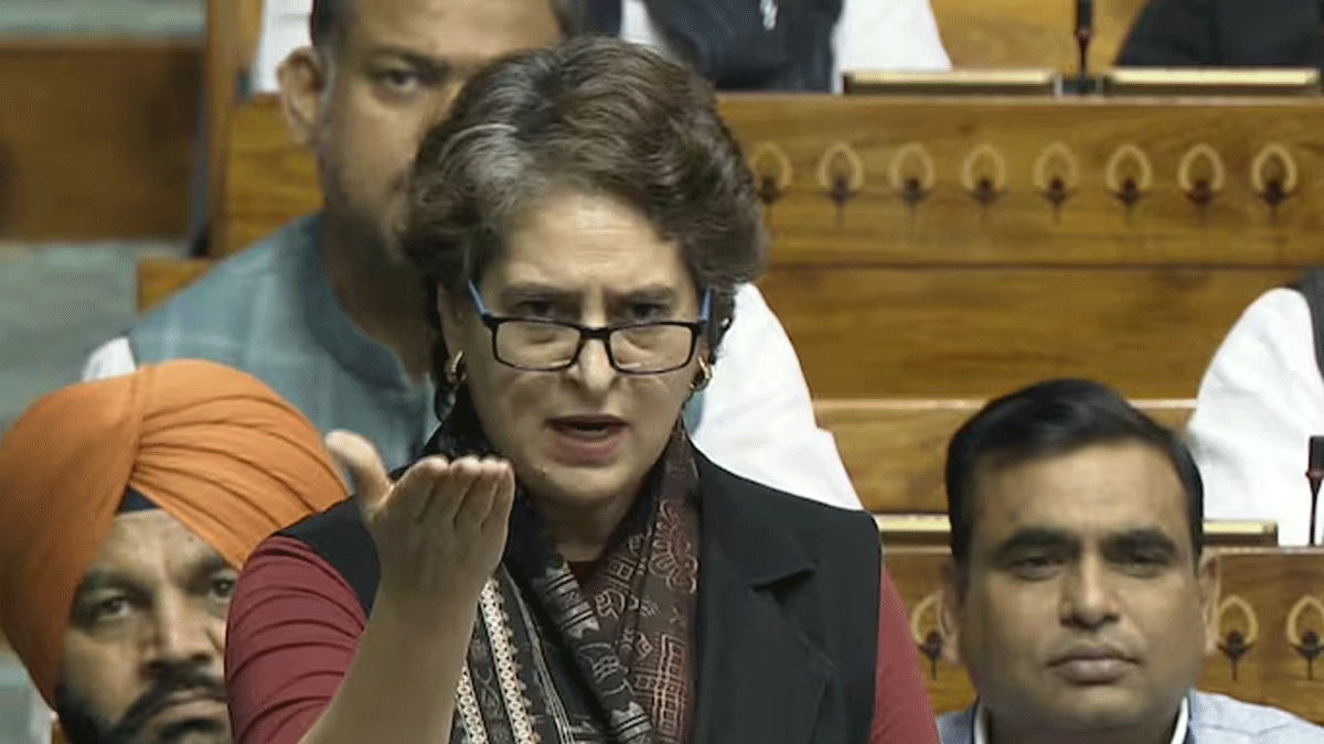 Priyanka Gandhi accuses PM Modi of hiding Nehru letter context