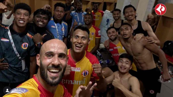 super-cup-final-east-bengal-dressing-room-rashid-team-celebration