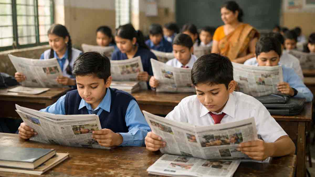 yogi-government-makes-newspaper-reading-mandatory-in-up-government-schools-2025