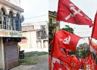 সিপিএমের পার্টি অফিস দখলের চেষ্টা প্রোমোটার-ভাড়াটের! সাহায্যের আশ্বাস তৃণমূলের cpim-party-office-occupation-dispute-guskara