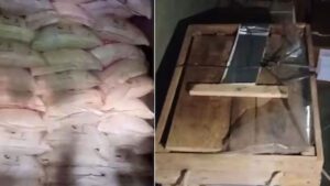 10000 kg explosives seized