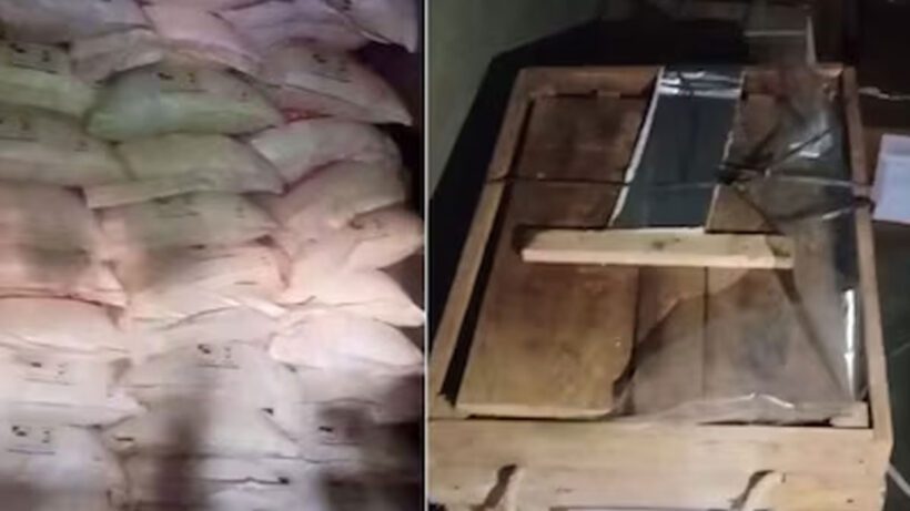 10000 kg explosives seized 